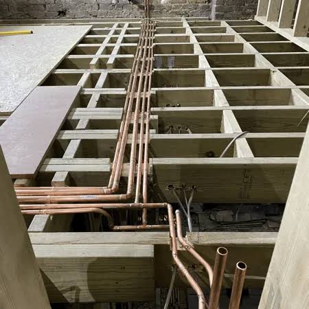 S&B Maju Builder plumbing construction work