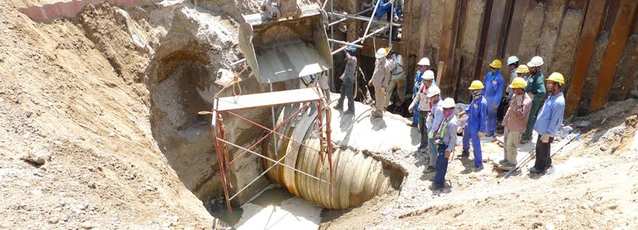 Building pipe refurbishment work